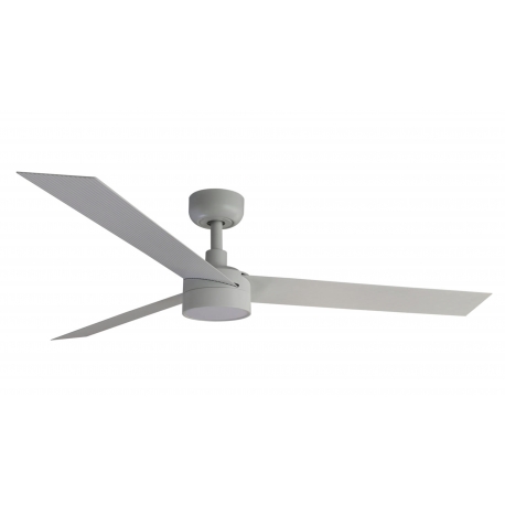 Cruiser S White ceiling fan with DC motor and LED light by FARO