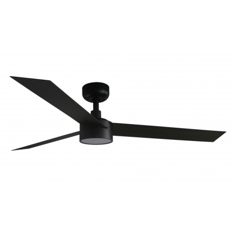 Cruiser L White ceiling fan with DC motor and LED light by FARO