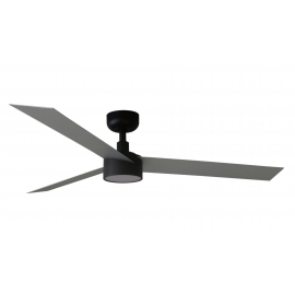 Cruiser L Alu ceiling fan with DC motor and LED light by FARO