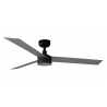 Cruiser L Black ceiling fan with DC motor and LED light by FARO