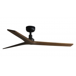 Klim S Black Walnut ceiling fan with DC motor  by FARO