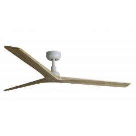 Klim L White Oak ceiling fan with DC motor  by FARO