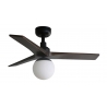Klim S Black Walnut ceiling fan with DC motor  by FARO