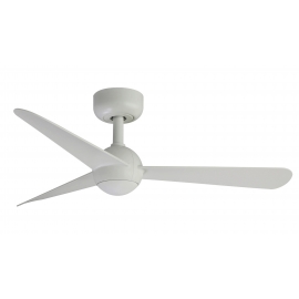Sfera S White ceiling fan with DC motor  by FARO