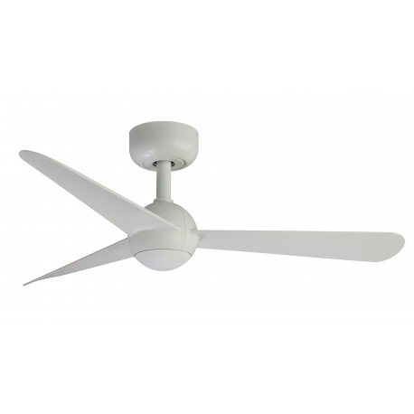 Cruiser S White ceiling fan with DC motor  by FARO