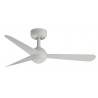 Cruiser S White ceiling fan with DC motor  by FARO