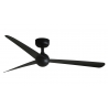 Sfera M Black ceiling fan with DC motor  by FARO