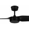 Sfera M Black ceiling fan with DC motor  by FARO
