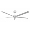Monza Outdoor White ceiling fan with DC motor  by Beacon
