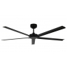 Monza Outdoor Black ceiling fan with DC motor  by Beacon