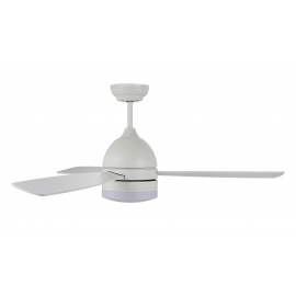 Sfera M White ceiling fan with DC motor  by FARO