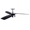 Vector White ceiling fan with DC motor and LED light by Beacon