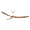 ECO GENUINO 152 White - Oak with DC motor and remote control by Casafan
