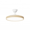 Bombay Estilo M Natural Wood with transparent blades and LED light by Sulion