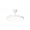 Bombay Estilo M White with transparent blades and LED light by Sulion