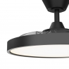Bombay Estilo M Black with transparent blades and LED light by Sulion