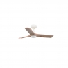 Heywood S White Natural wood with DC motor and LED light by Faro