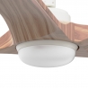 Heywood S White Natural wood with DC motor and LED light by Faro