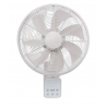 AIros ECO Design White  wall mounted fan with remote control by Casafan