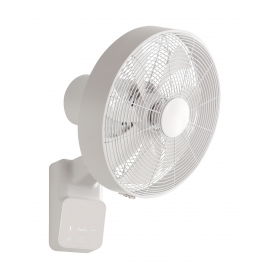 AIros ECO Design White  wall mounted fan with remote control by Casafan