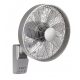 AIros ECO Design  Silver  wall mounted fan with remote control by Casafan