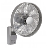 AIros ECO Design  Silver  wall mounted fan with remote control by Casafan