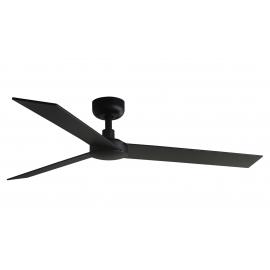 Rudder L Black with DC motor and LED light by Faro