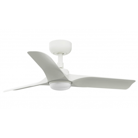 Heywood S White Natural wood with DC motor and LED light by Faro