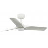Heywood S White Natural wood with DC motor and LED light by Faro