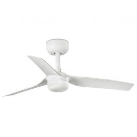 Mini Punt White with DC motor and LED light by Faro