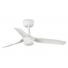 Mini Punt White with DC motor and LED light by Faro