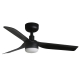 Mini Punt Black with DC motor and LED light by Faro