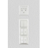 Wall Control FB-FNK ECO Hotel A for Casafan DC ceiling fans