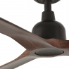 Outwood ΅Brown Walnut DC Outdoor Ceiling fan by Faro