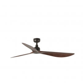 Outwood ΅Brown Walnut DC Outdoor Ceiling fan by Faro