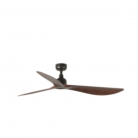 Outwood ΅Brown Walnut DC Outdoor Ceiling fan by Faro