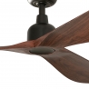 Outwood ΅Brown Walnut DC Outdoor Ceiling fan by Faro