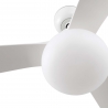 Outwood ΅White DC Outdoor Ceiling fan with light by Faro