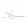 Outwood ΅White DC Outdoor Ceiling fan with light by Faro
