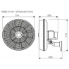 AIros ECO Silent  wall mounted fan with remote control by Casafan