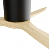 Tomy Outdoor DC Ceiling fan Black Natural wood by Sulion