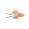 Alma S White Natural Outdoor DC ceiling fan from Sulion
