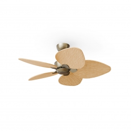 Alma S White Natural Outdoor DC ceiling fan from Sulion
