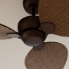 Alma S Brown Outdoor DC ceiling fan from Sulion