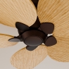 Alma L Brown Natural Outdoor DC ceiling fan from Sulion