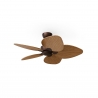 Alma S Brown Dark Natural Outdoor DC ceiling fan from Sulion