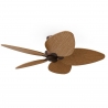 Alma L Brown Dark Natural Outdoor DC ceiling fan from Sulion