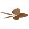 Alma L White Dark Natural Outdoor DC ceiling fan from Sulion