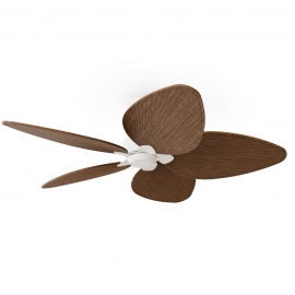 Alma L White Brown Outdoor DC ceiling fan from Sulion