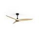 Outdoor ceiling fan Nova Black Natural Wood with DC motor by Sulion